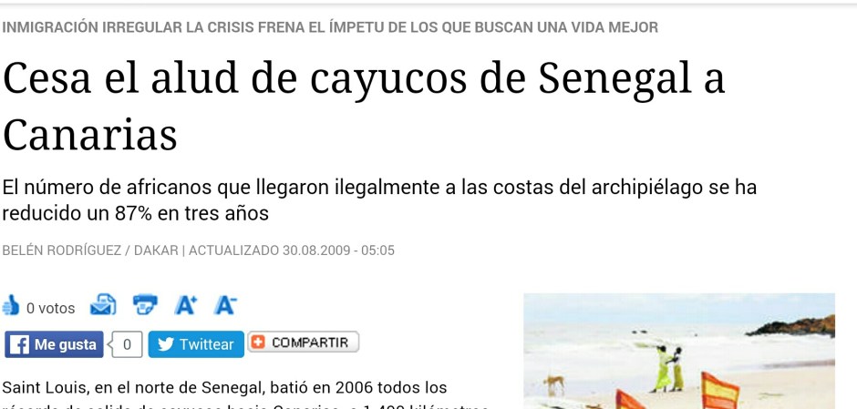 Noticia publicada en Diario de Sevilla 30.08.2009