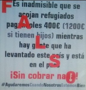 Rumor refugiados sirios en España